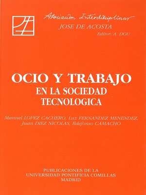 cover image of Ocio y trabajo en la sociedad tecnológica